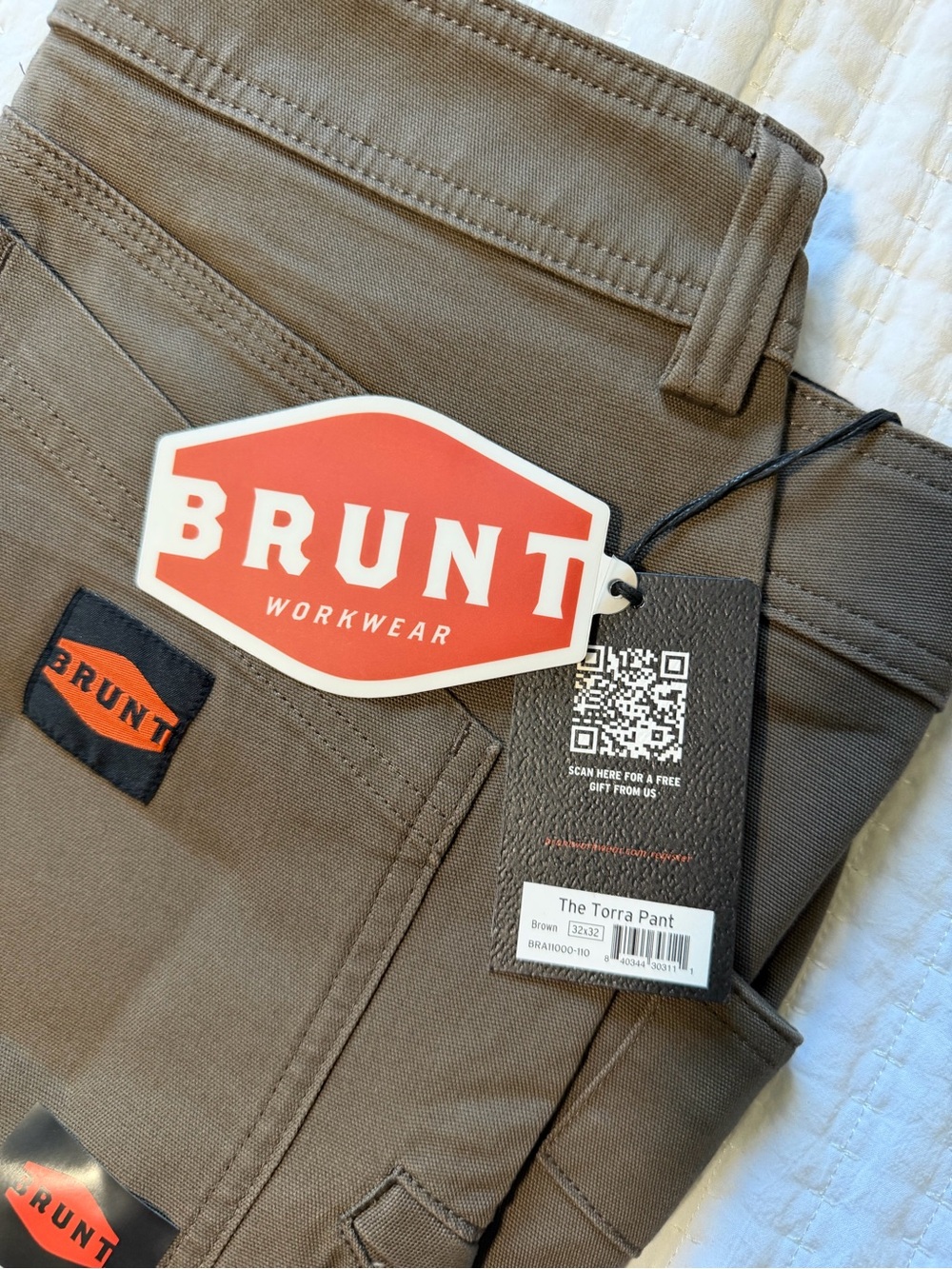 Brunt The Torra Cargo Pant - Brown Workwear